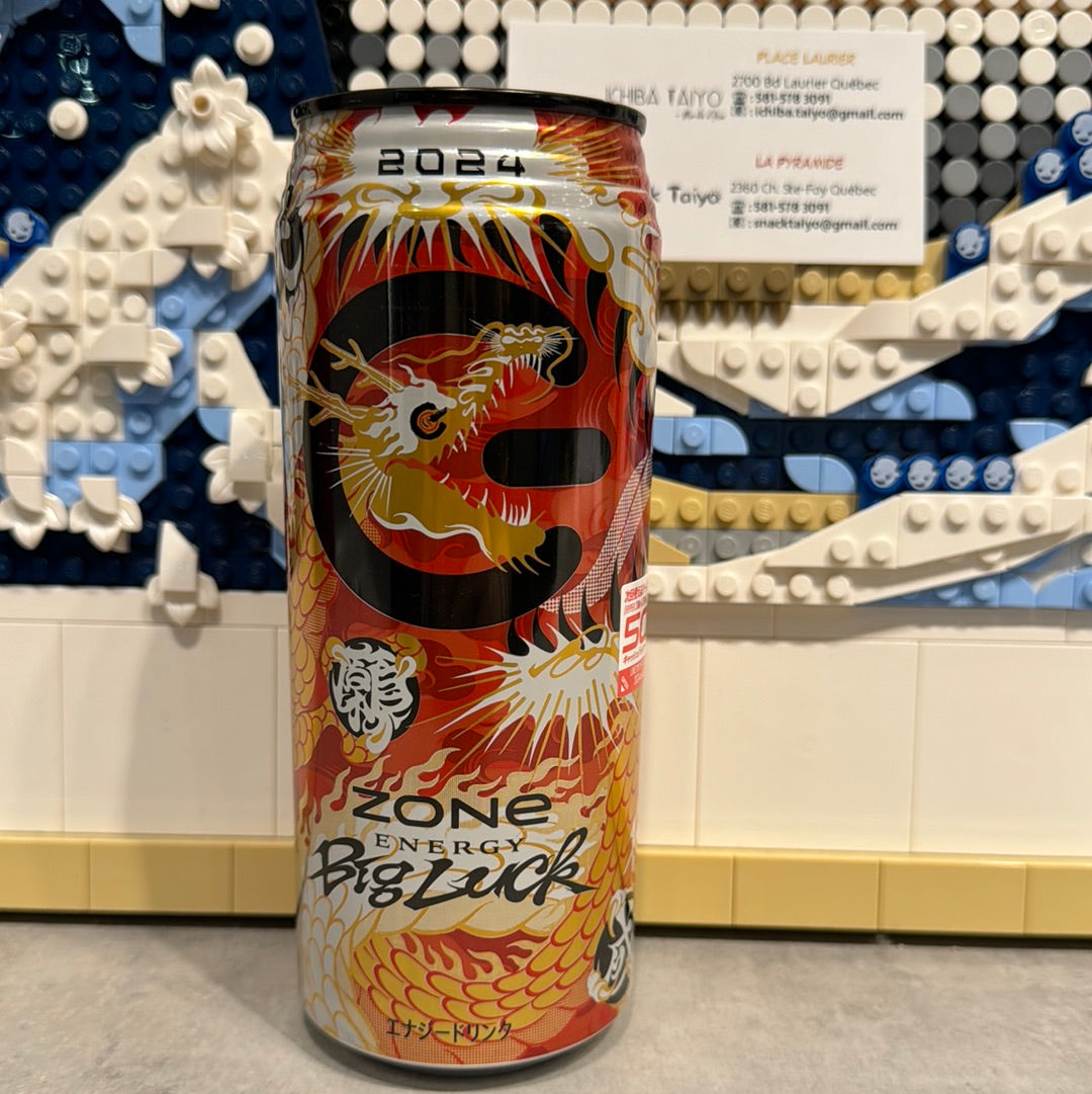 Boisson énergisante BigLuck Edition limité l’an de dragon Zone SUNTORY