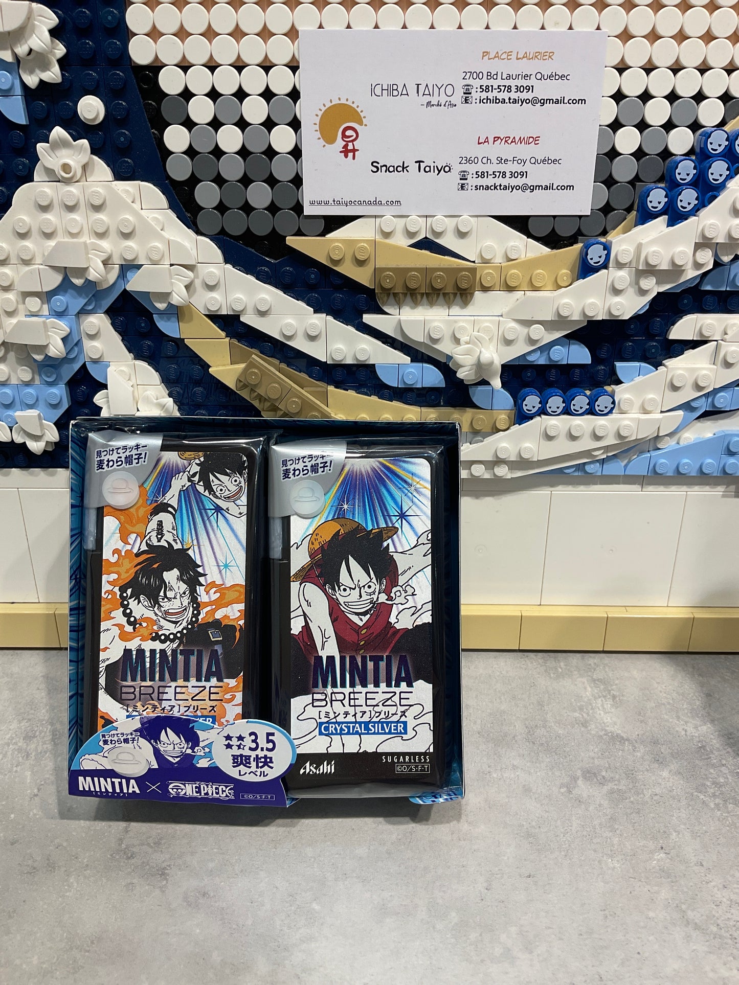 Bonbon Mintia X One piece crystal silver