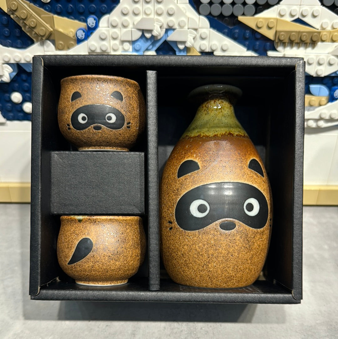 🇯🇵 Ensemble de Saké Raton Laveur
