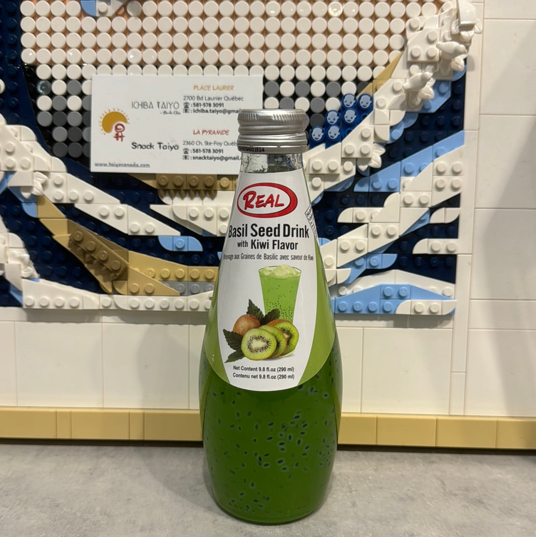 Boisson aux graines de basilic (saveur kiwi) 290mL