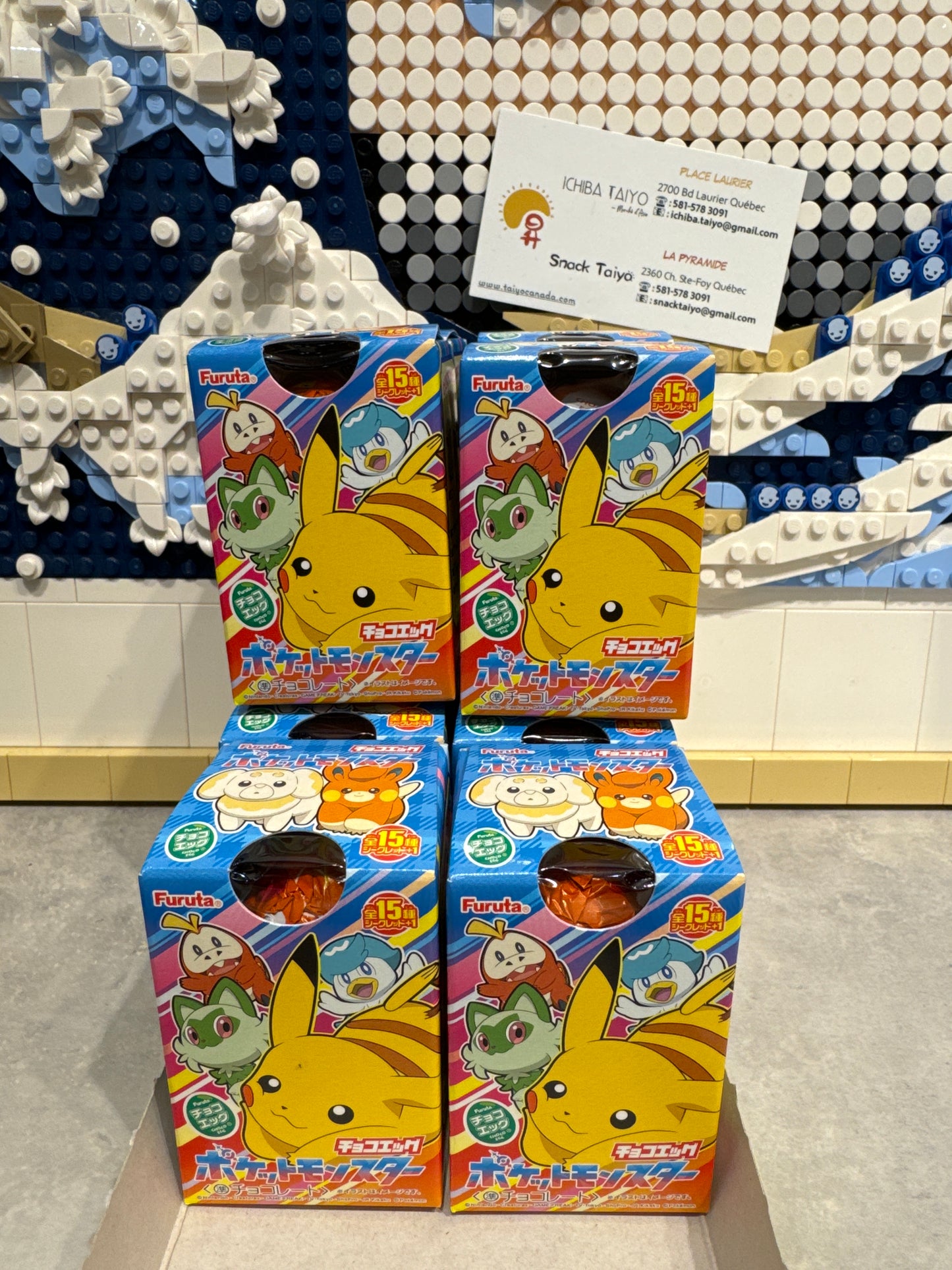 Œuf de chocolat surprise Pokémon FURUTA 20g
