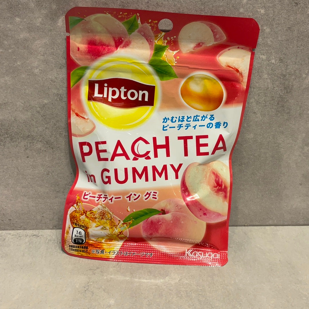 Bonbon gummy au thé à la pêche LIPTON KASUGAI
