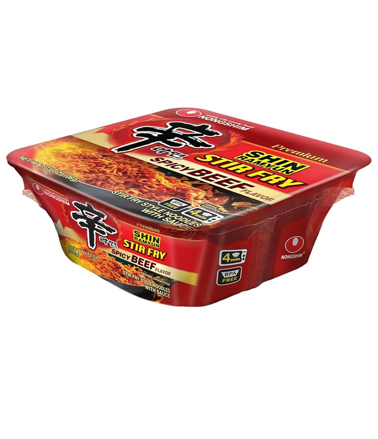Nouilles SHIN boeuf épicé NONGSHIM 106g