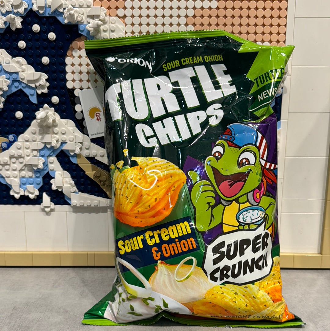 Chips Turtle à la crème sûre et oignon ORION 160g