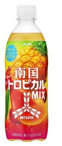 Boisson gazeuse japonaise aux fruit tropicaux Mitsuya Tokunou ASAHI 500mL