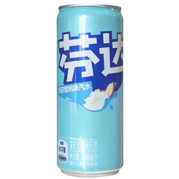 FANTA saveur de Pêche au jasmin 芬达 茉莉蜜桃味汽水 330mL