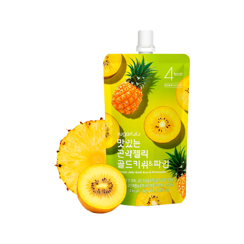 Jelly coréen (saveur kiwi jaune et ananas) SUGARLOLO 150g
