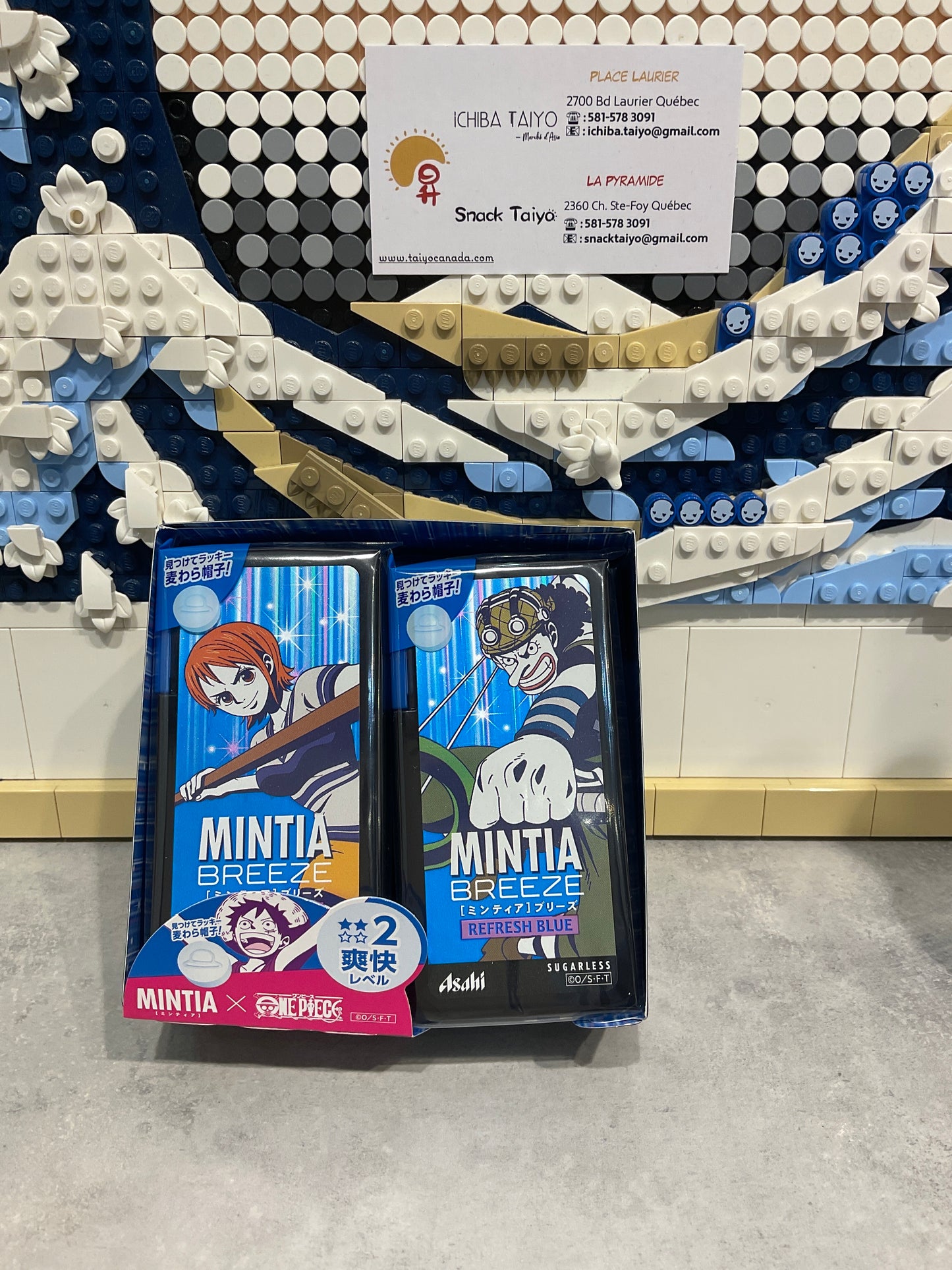 Bonbon Mintia X One piece refresh blue