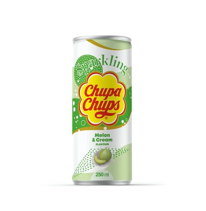 Boisson pétillante ChupaChups à la melon et crème