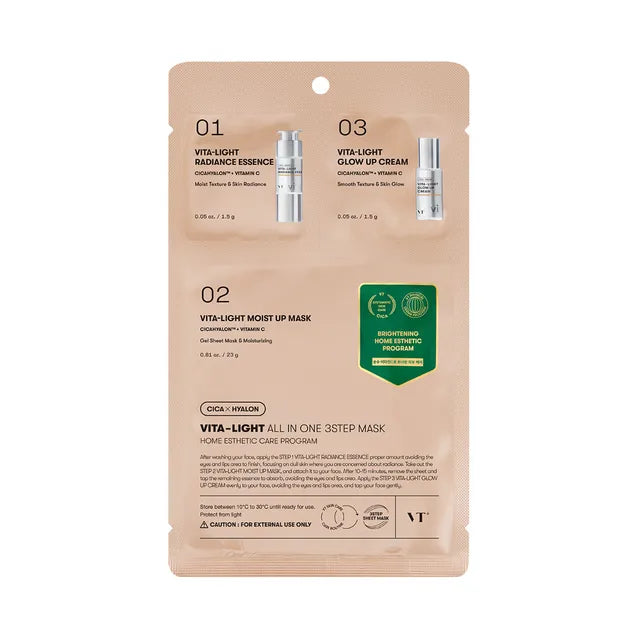 VT Vita-Light Tout En Un Masque En 3 Étapes