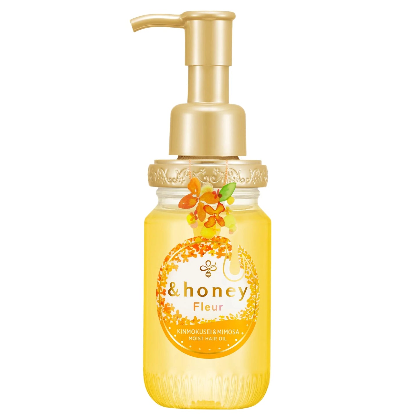 & HONEY Melty Moist Huile Cheveux Kinmokusei et Mimosa 100ml