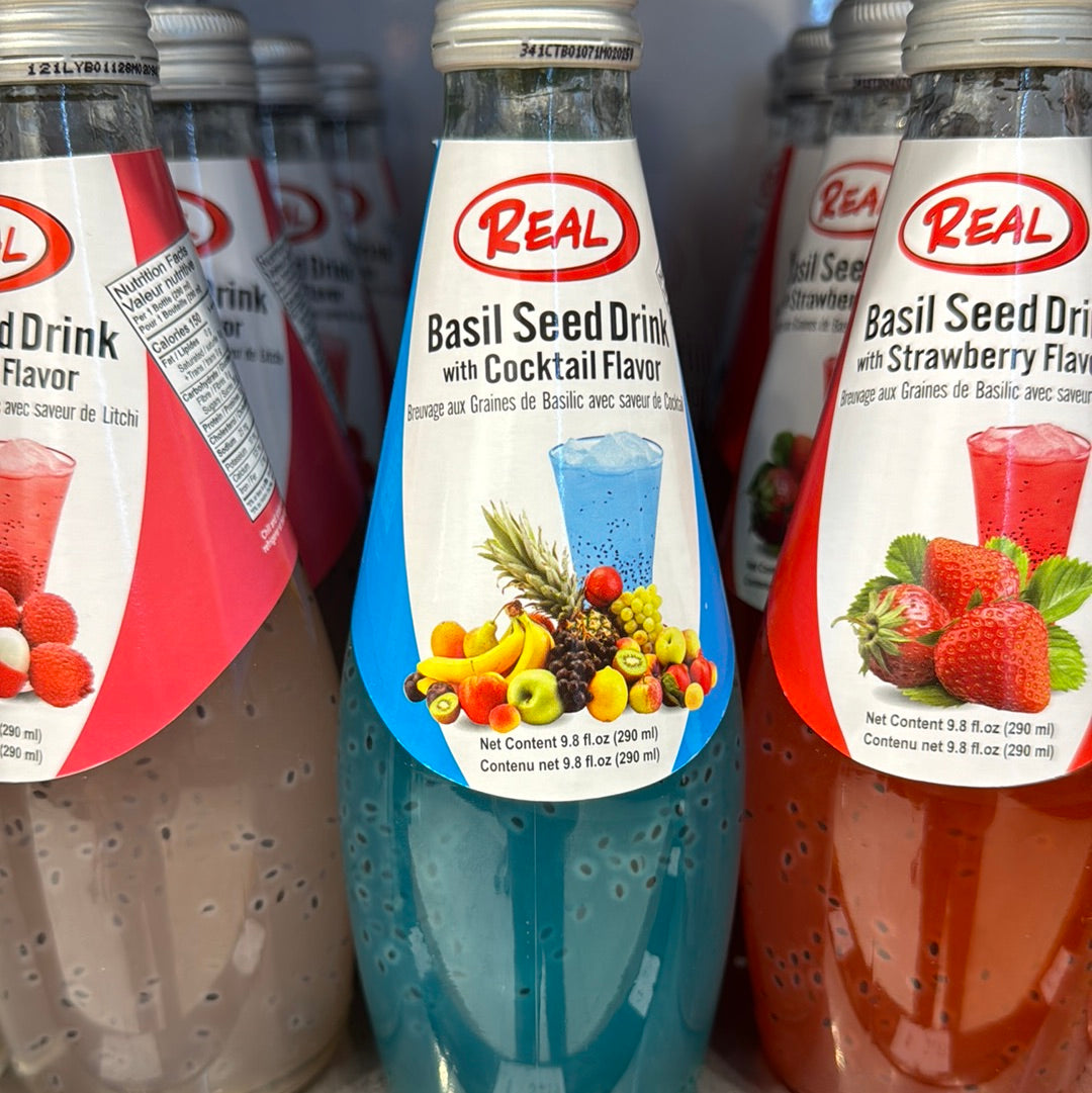 Boisson aux graines de basilic (saveur cocktail) 290mL