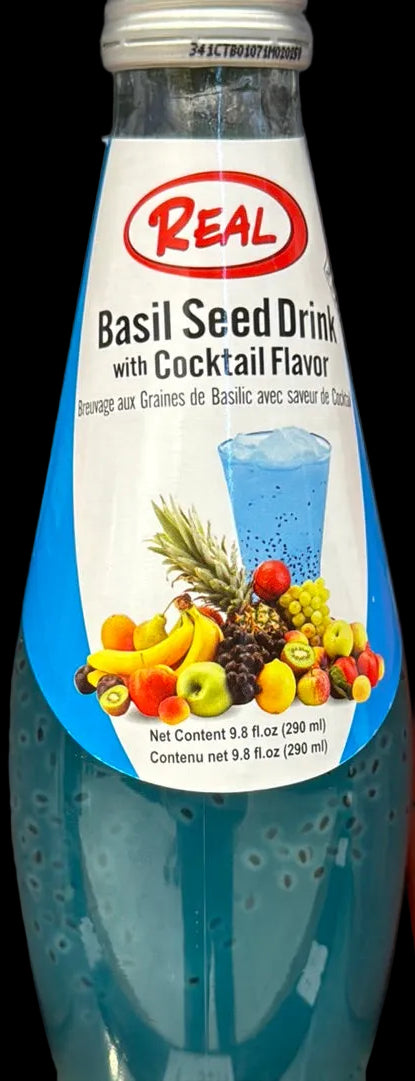 Boisson aux graines de basilic (saveur cocktail) 290mL