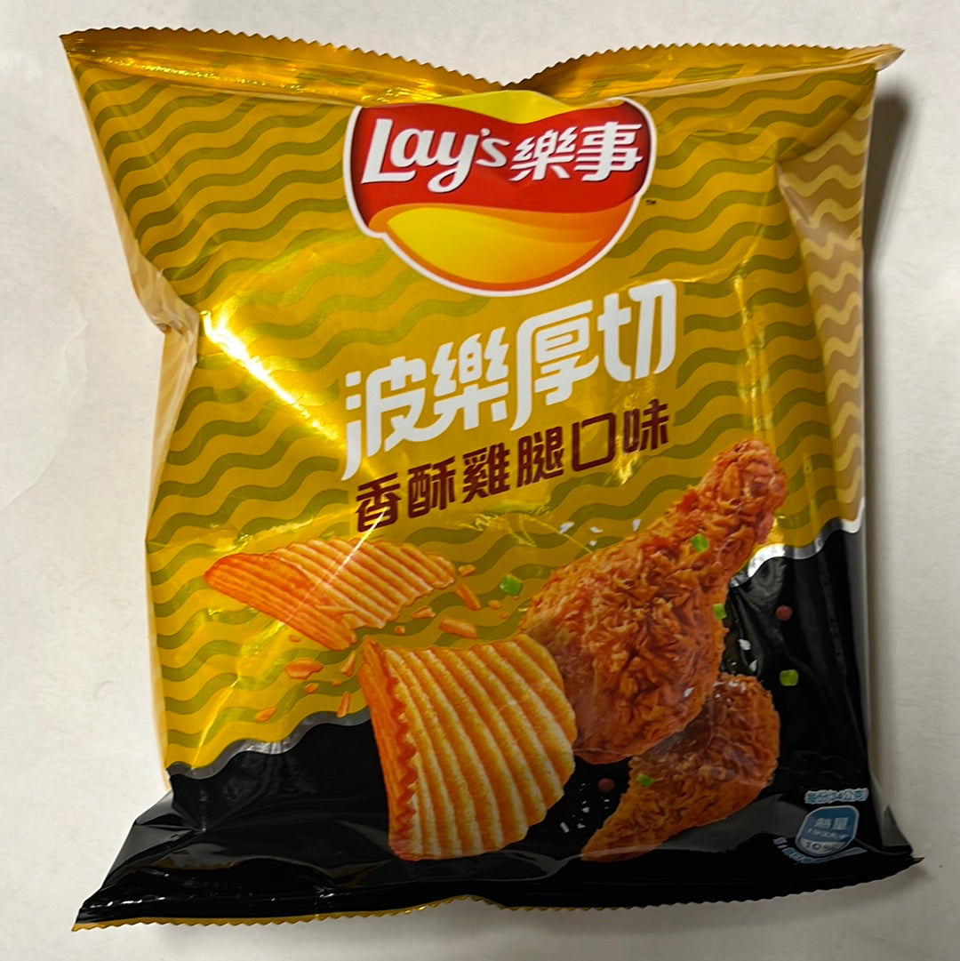 Chips Lay‘s (saveur poulet frit) 乐事 香酥鸡腿口味 薯片 34g