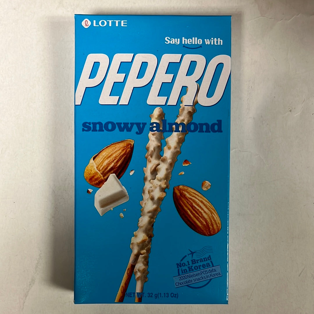 Pepero LOTTE (saveur Snowy almond)