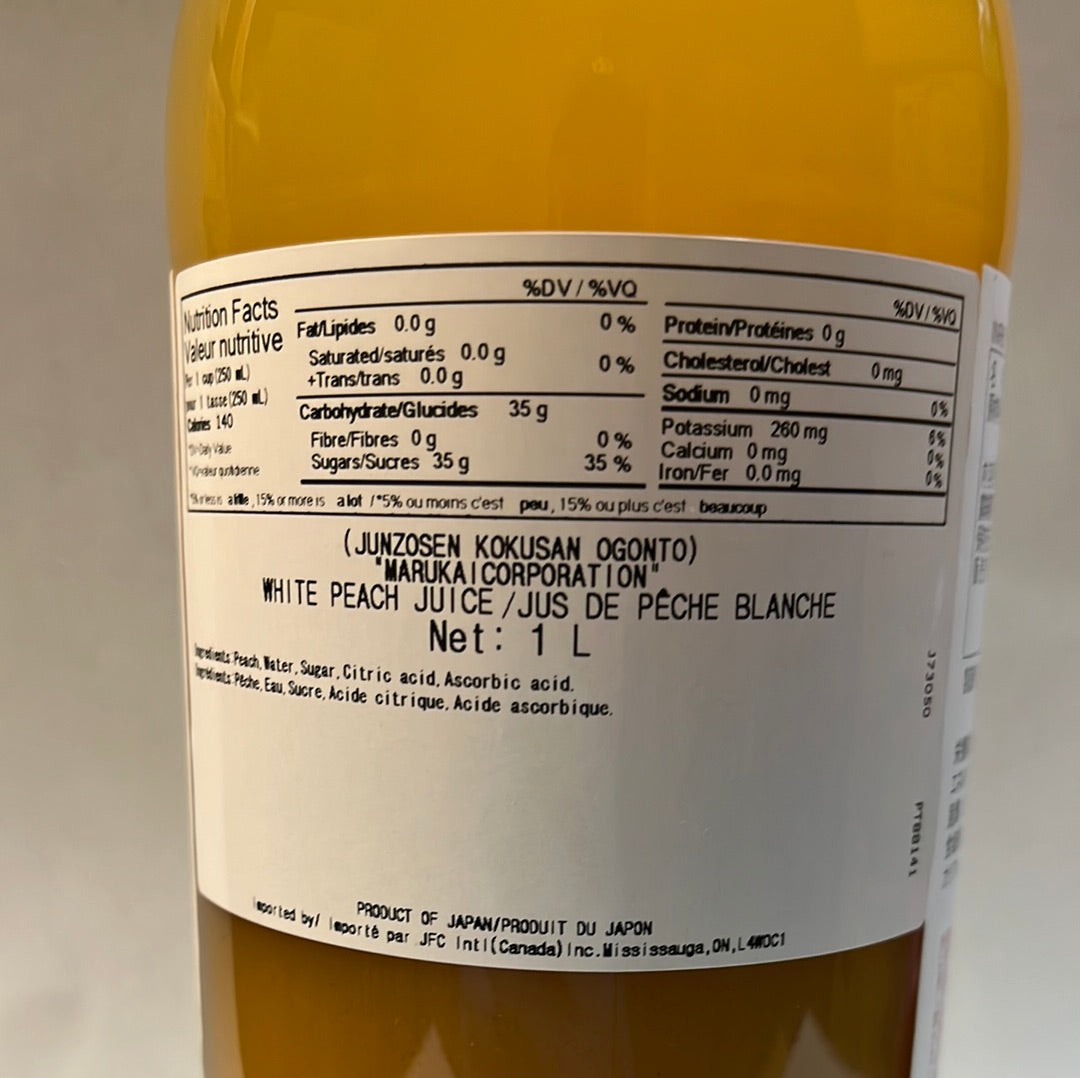 Jus de pêche MARUKAI🇯🇵 黄桃汁 1000mL