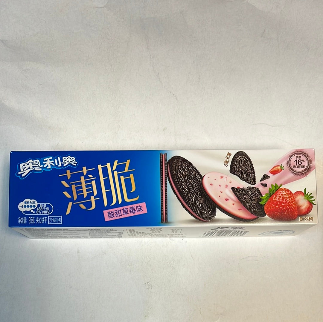 Biscuit aux fraises OREO 95g