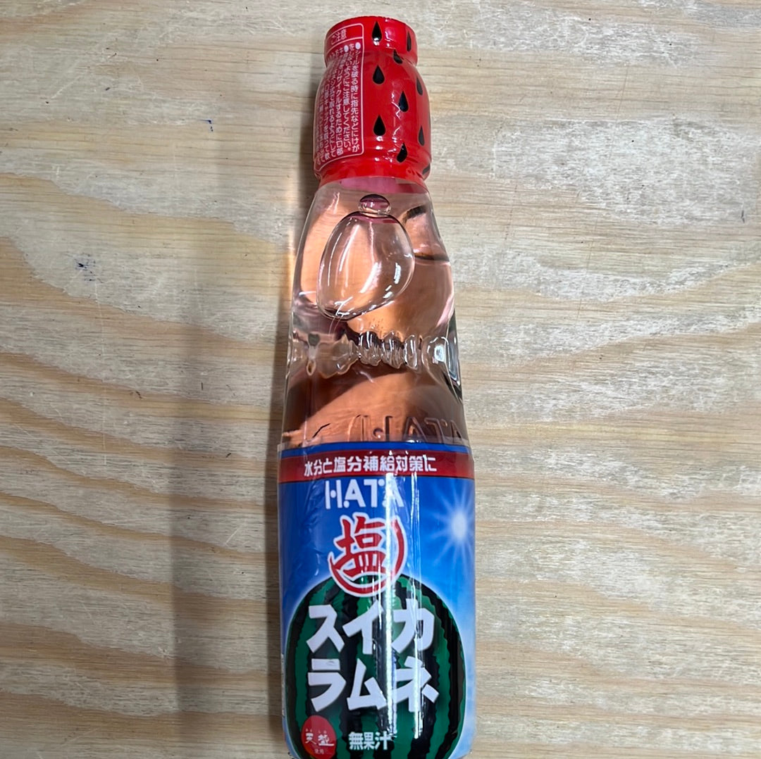 Ramuné japonais HATA (saveur melon d’eau)日本波子汽水(盐味)