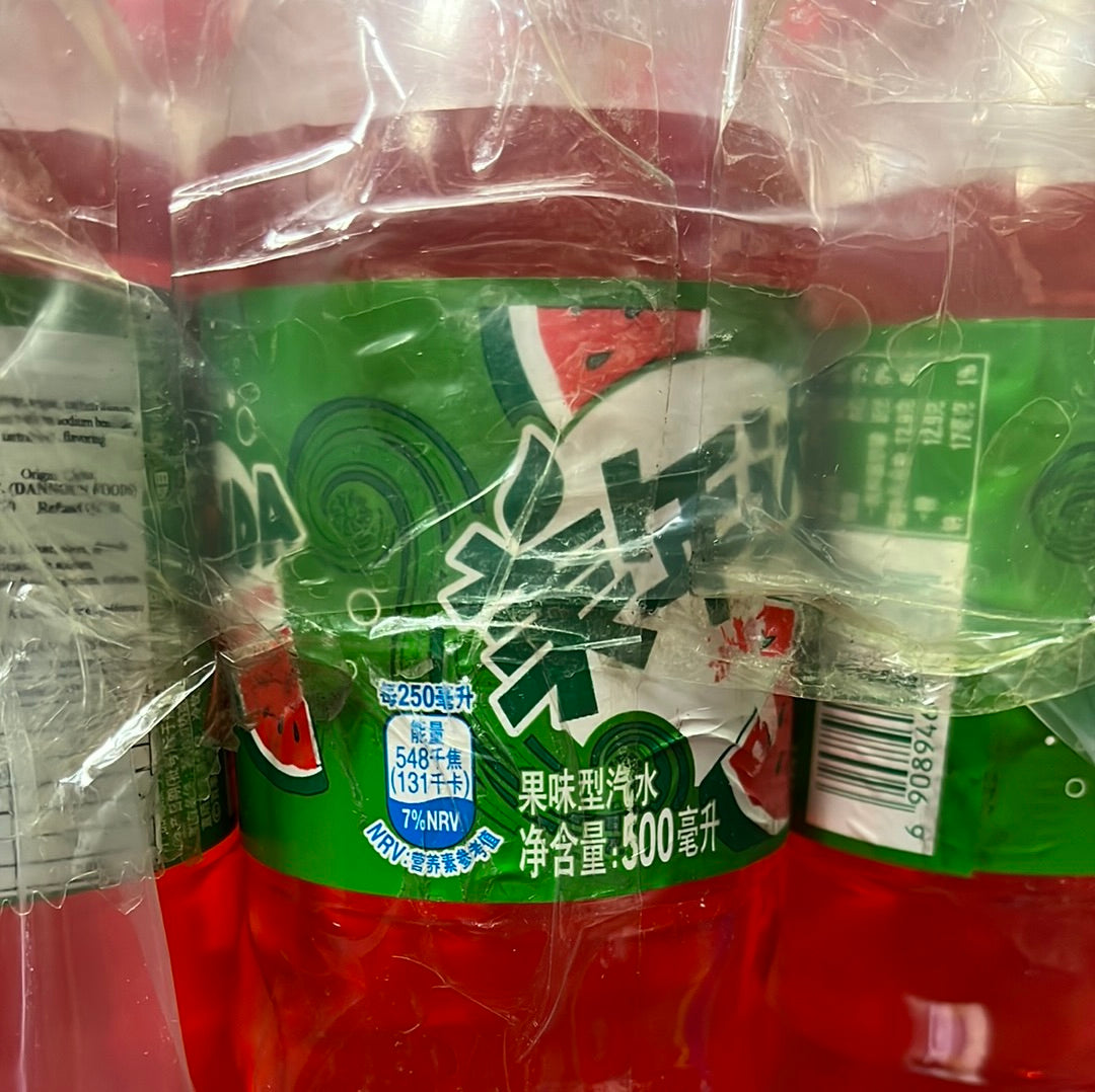 Mirinda saveur Melon d’eau 美年达 西瓜味汽水
