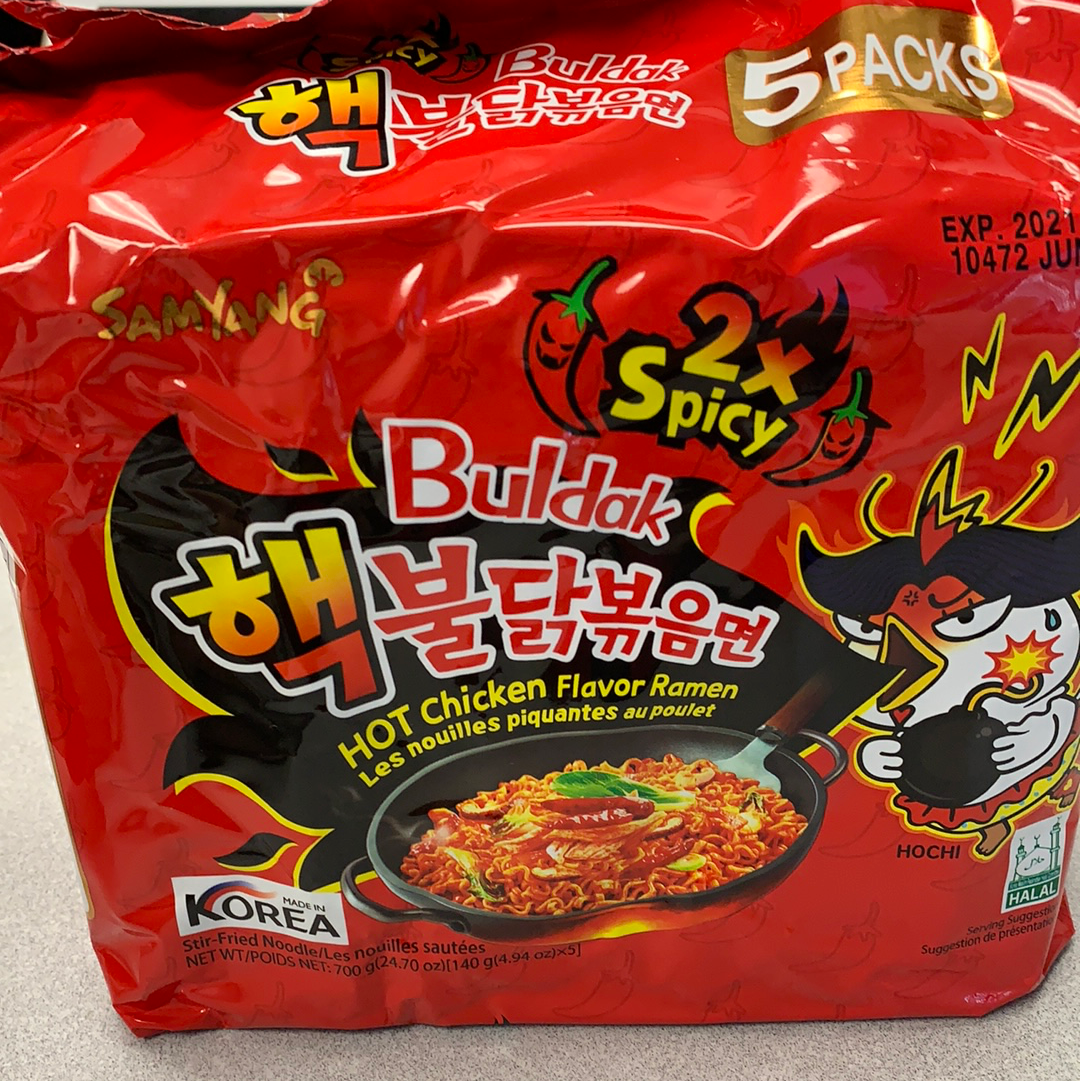 Nouilles piquantes 2Xpiquantes SAMYANG Buldak 双倍辣 火鸡面