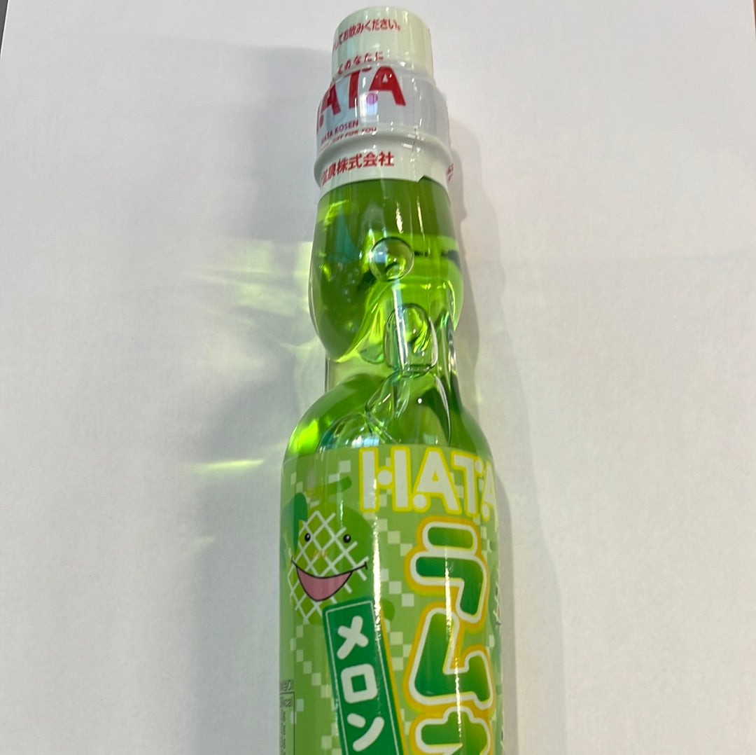 Ramuné japonais HATA (saveur melon)日本波子汽水(蜜瓜味)