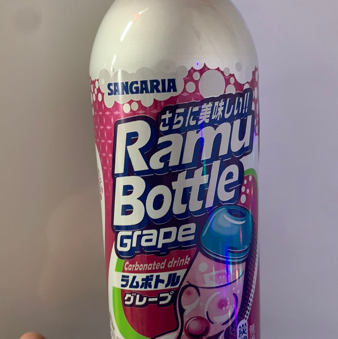 Ramubottle japonais SANGARIA (saveur raisin)日本波子汽水(葡萄味)