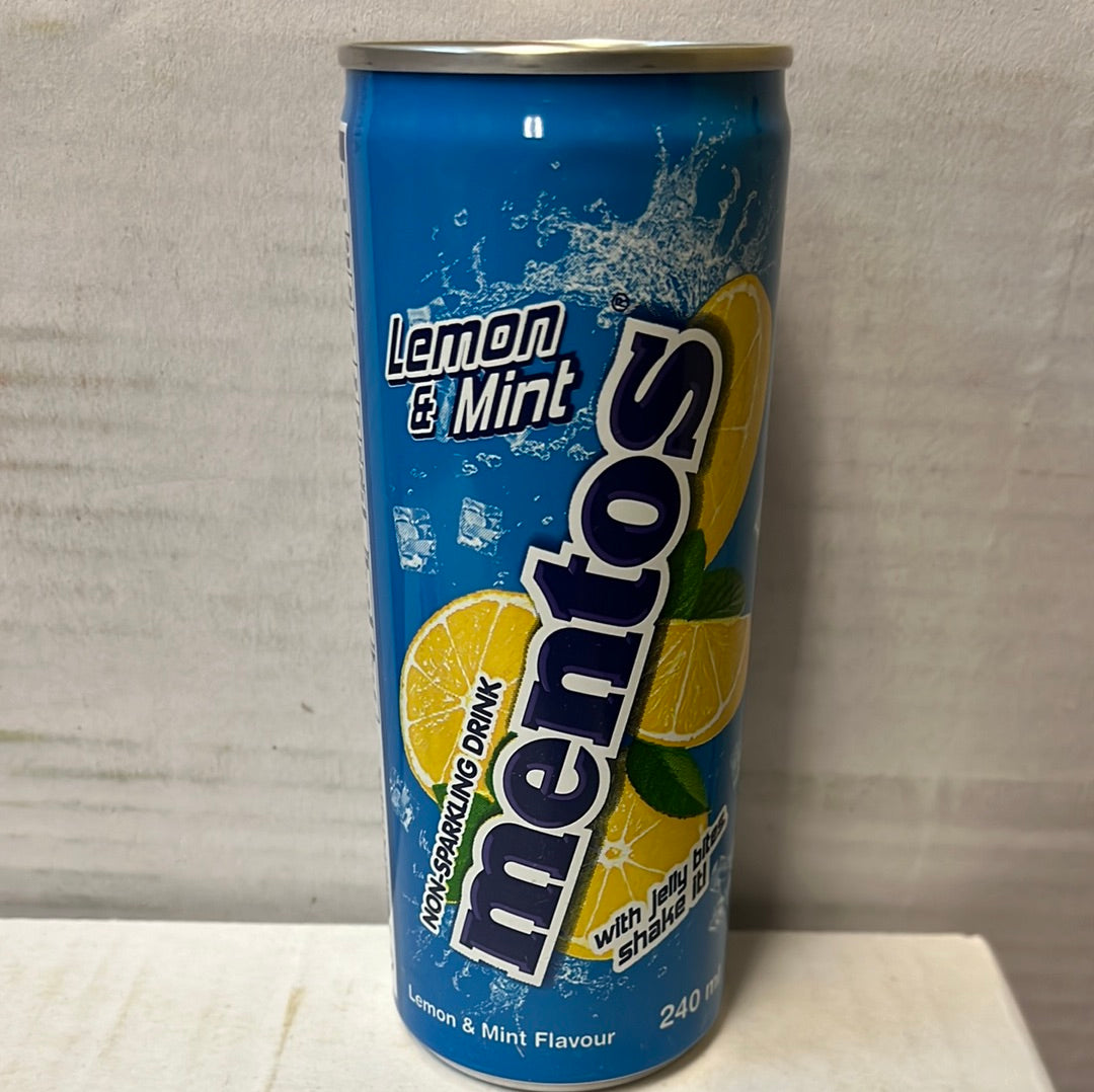 Mentos boisson avec gelée (saveur citron/menthe) 240ml