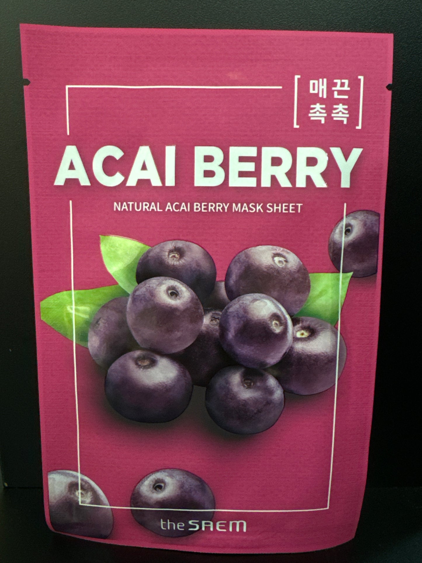 THE SAEM La feuille de masque acai naturel