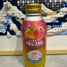 Boisson pétillante à la pêche et mangue