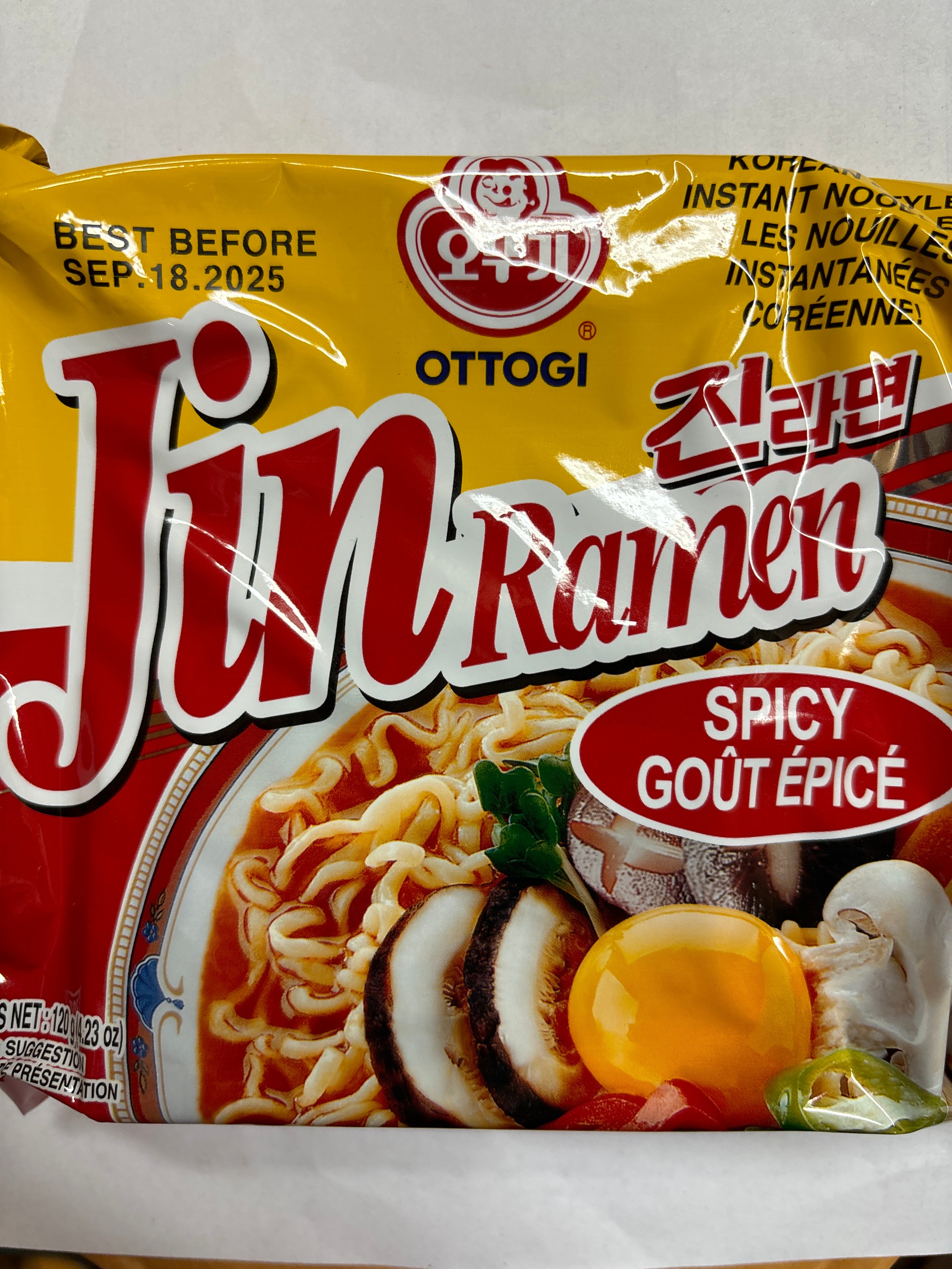 Jin Ramen épicé OTTOGI