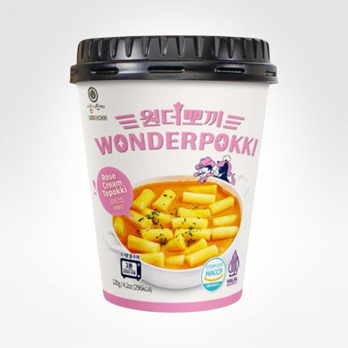 Gâteau de riz ROSÉ-WONDERPOKKI 辣奶油味炒年糕120g