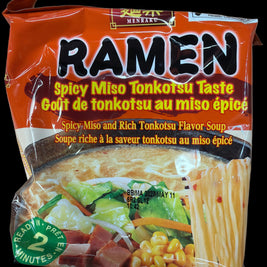 Ramen japonais au miso tonkotsu épicé MENRAKU🇯🇵辣味增豚骨拉面 102g