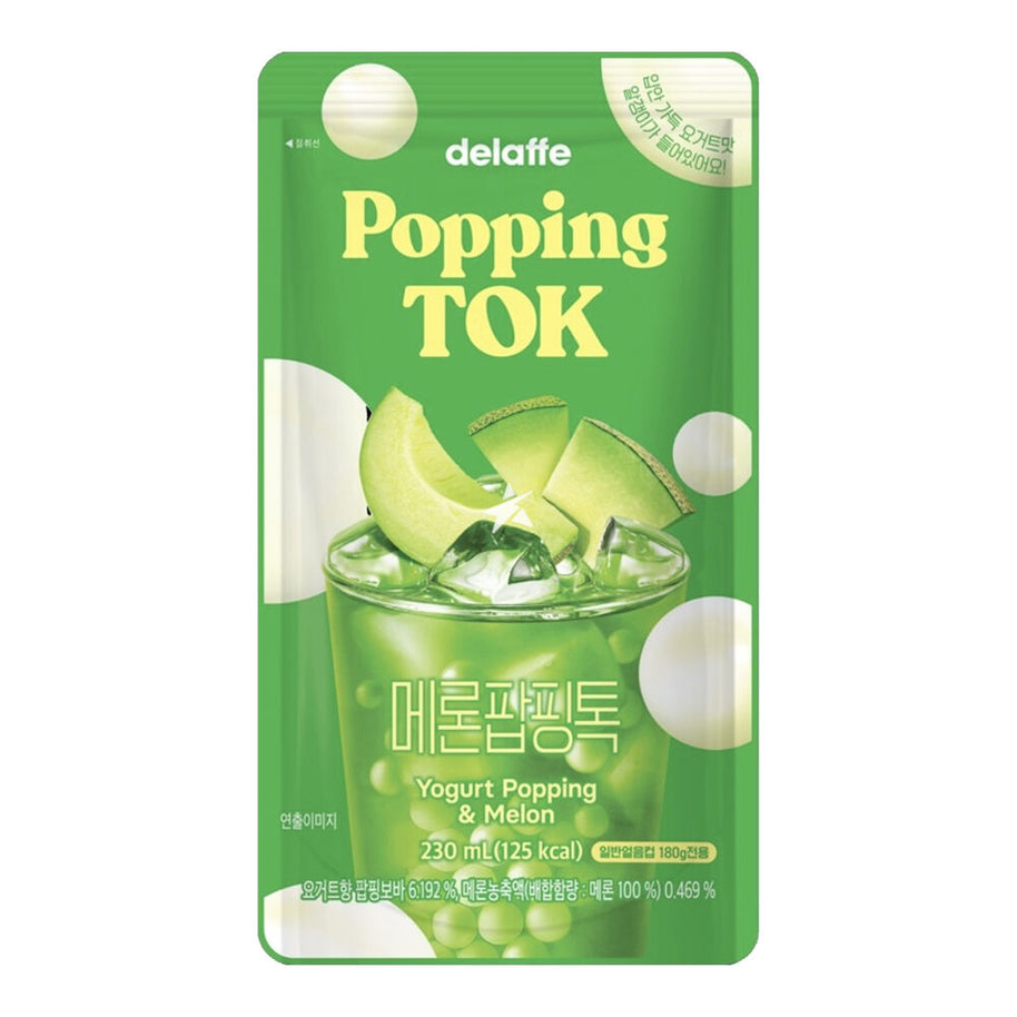 Boisson en pochette au melon POPPING TOK DRLAFFE 230mL