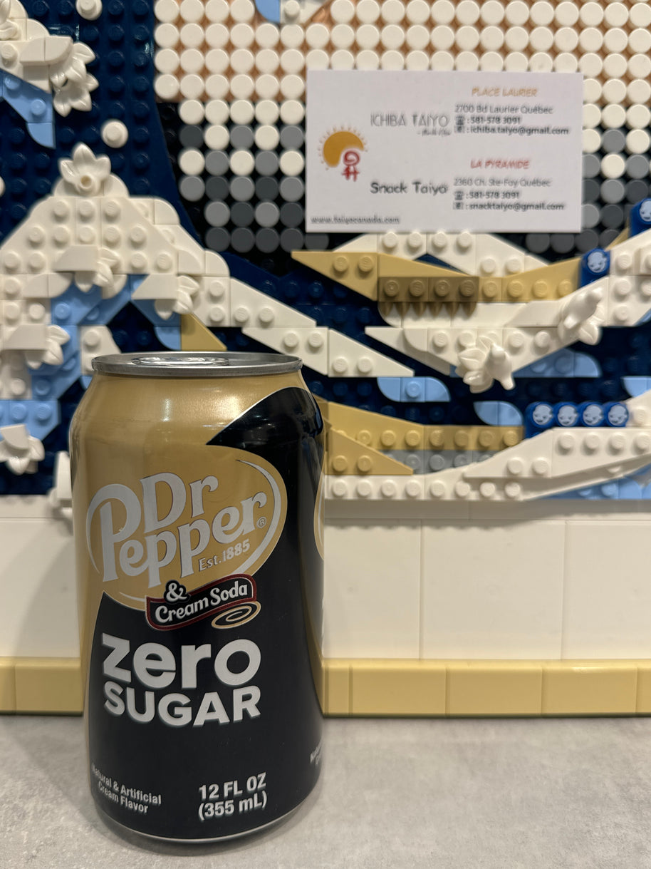 Dr.Pepper cream soda zéro sucre