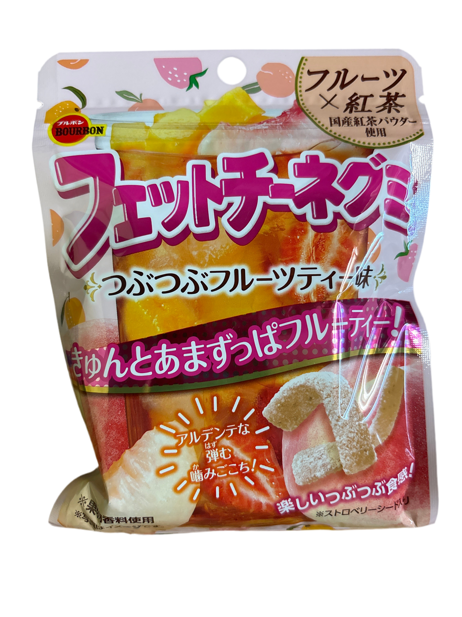 Bonbon stick mou Fettuccine (saveur thé glacé aux fruits) BOURBON 47g