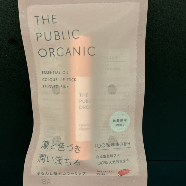 THE PUBLIC ORGANIC Color Lip Stick Beloved Pink