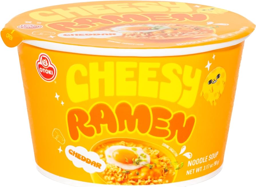 Ramen au fromage cheddar en bol OTOKI 芝士辣面 90g