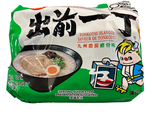 Nouilles instantanées(saveur tonkotsu) 出前一丁 九州猪骨浓汤100g