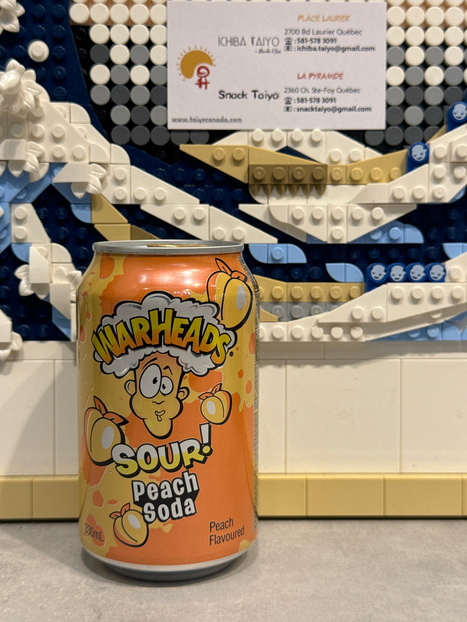 Soda sure à la pêche