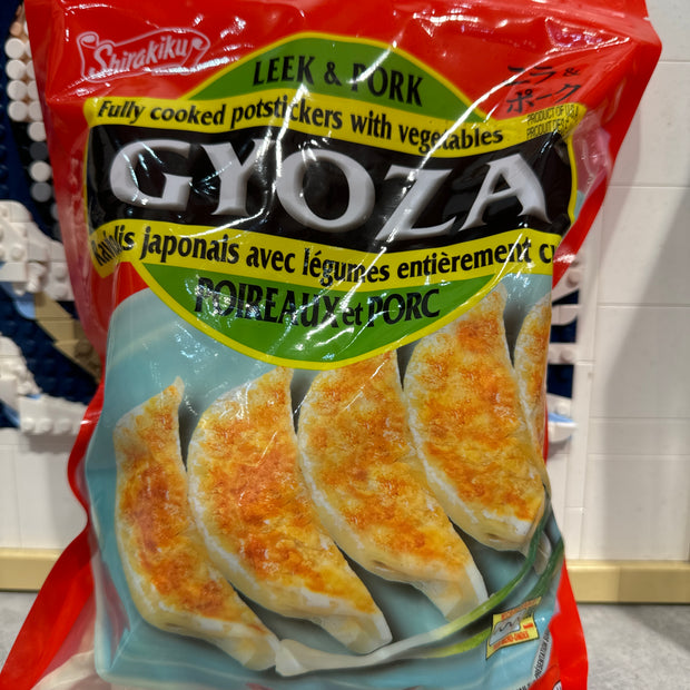 Gyoza pékinois au poireaux et porc SHIRAKIKU 595g
