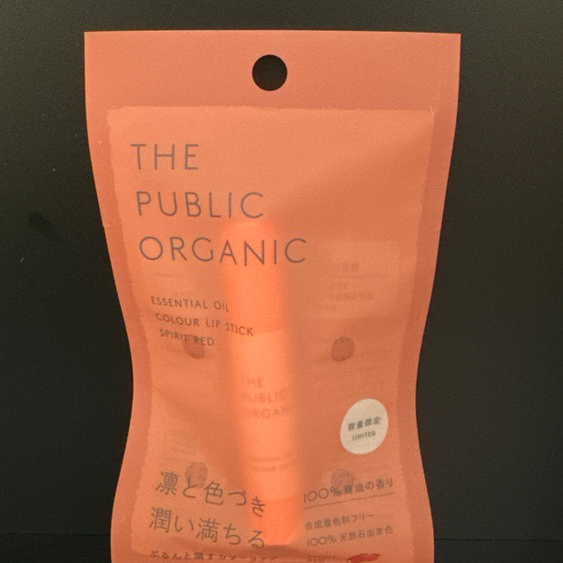 THE PUBLIC ORGANIC Color Lip Stick Spirit Red