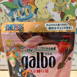 Biscuit au chocolat et aux fraises Galbo One Piece MEIJI