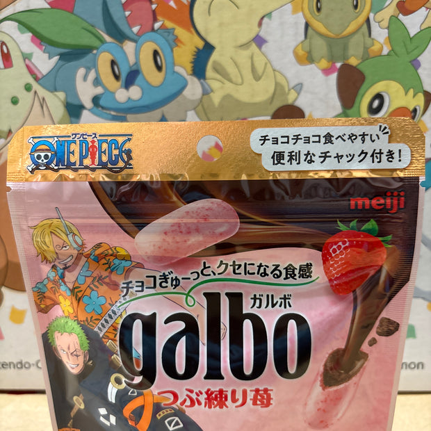 Biscuit au chocolat et aux fraises Galbo One Piece MEIJI