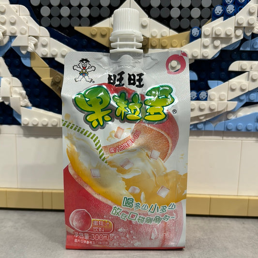 Boisson au jus de pêche avec nata de coco 300mL