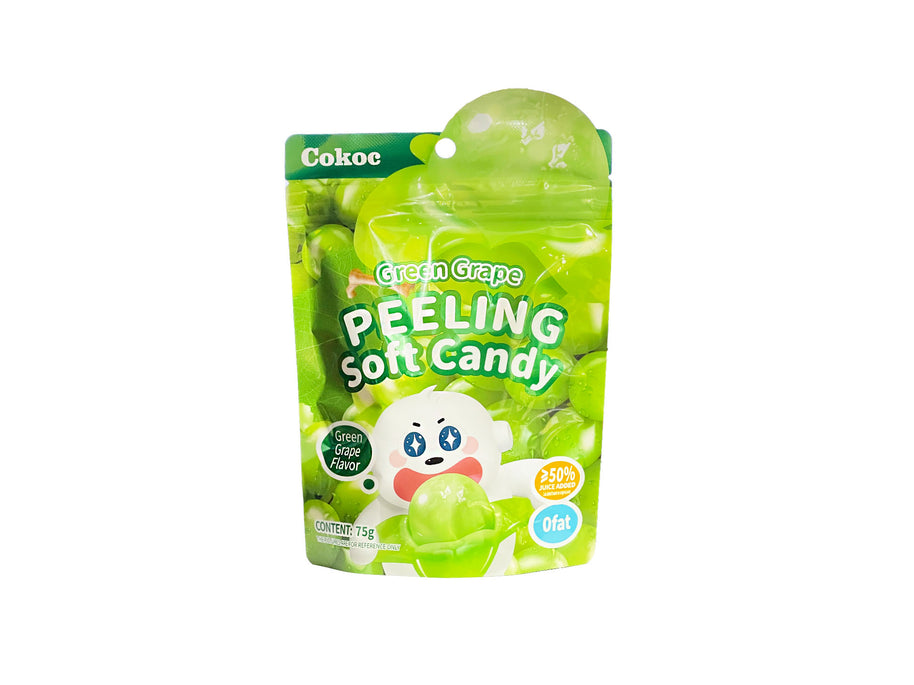 Bonbons mous à peler saveur raisin vert COKOC