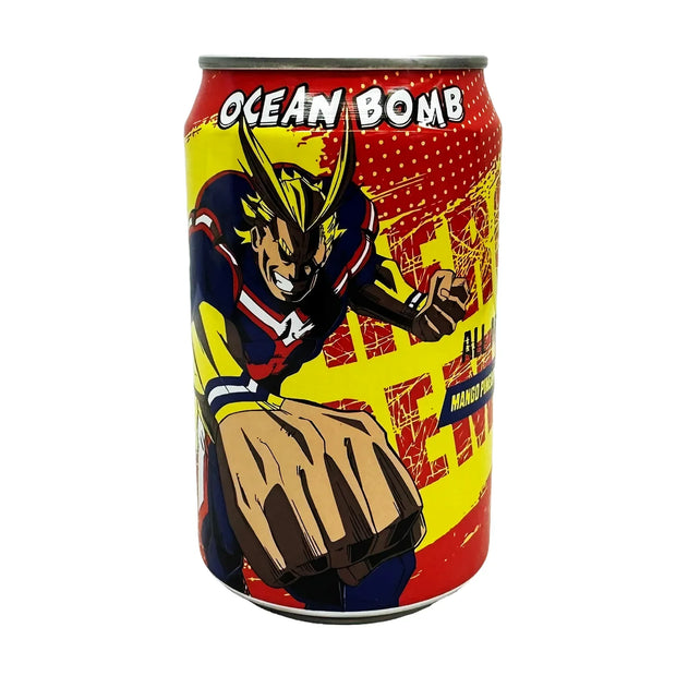 My Hero Academia OCEAN BOMB (saveur mangue ananas) 芒果菠萝味气泡水330mL