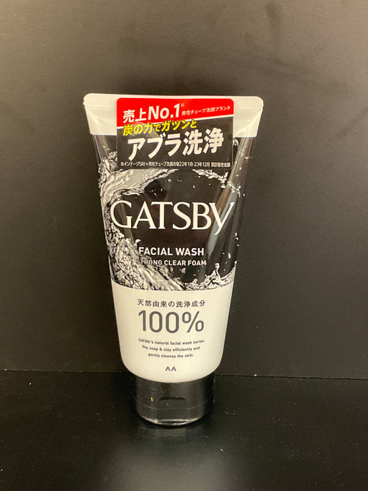 GATSBY Nettoyant pour le visage Mousse forte et transparente 130g