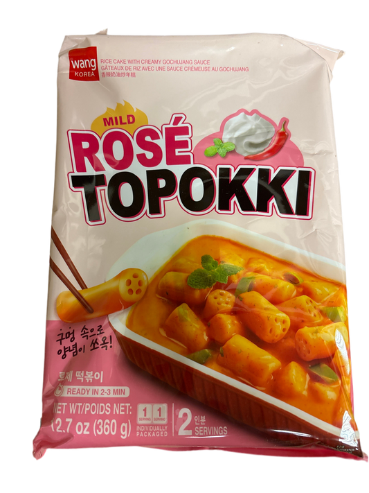 Topokki à la sauce rosé WANG 360g