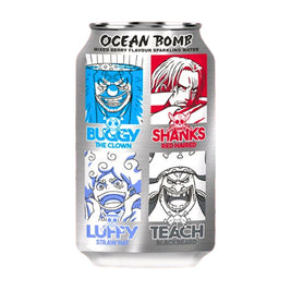 One Piece OCEAN BOMB (saveur petits fruits assortis) 综合莓果味气泡水330mL