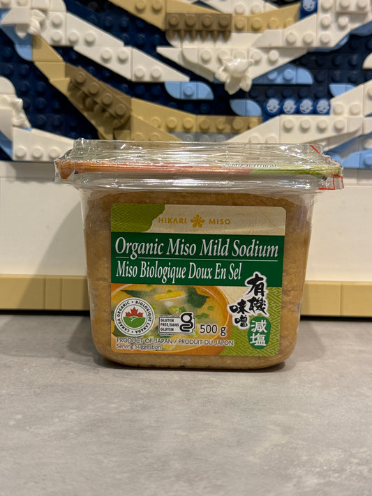 Pâte de soya Miso doux en sel Biologique HIKARI有机 味增 500g